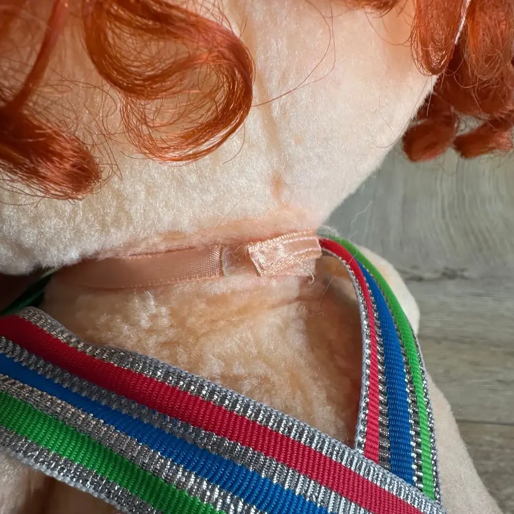 Vintage Kenner 80s Hugga Bunch Hugsy Boy Doll Red Hair Original clothes